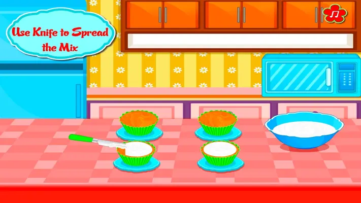 Cupcake Mania - Cooking Game android App screenshot 1